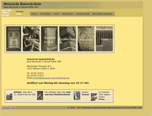 Tablet Screenshot of historische-bauwerkstuecke.de